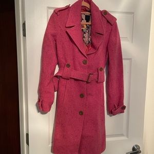 Pink Coat From Express